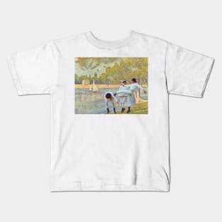 Alex and the droogs  at La Grande Jatte Kids T-Shirt